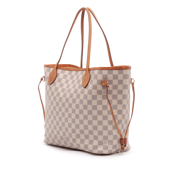 Pre-Loved Louis Vuitton Damier Azur Neverfull MM - Picture 2 of 11